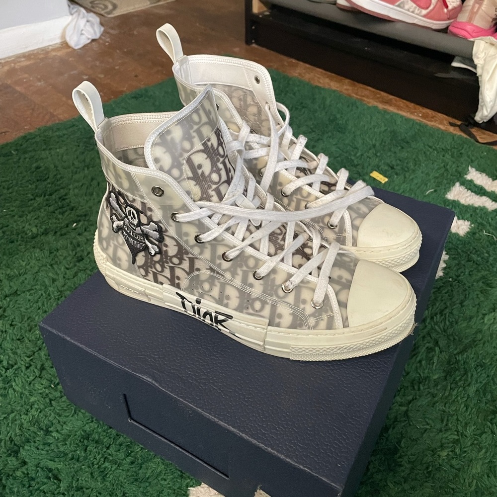 Dior b23 high top stussy